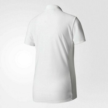 Polo Shirt Adidas Essential Jacquard White L - 2