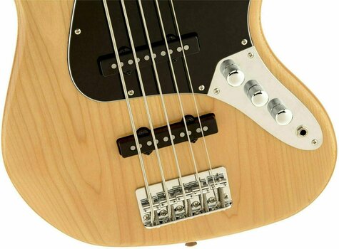 5-saitiger E-Bass, 5-Saiter E-Bass Fender Squier Vintage Modified Jazz Bass V 5 String Natural - 3