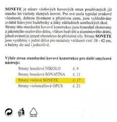Violasträngar Gorstrings SONETE 17 Violasträngar - 1