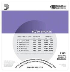 Cordes de guitares acoustiques D'Addario EJ13 Cordes de guitares acoustiques - 2