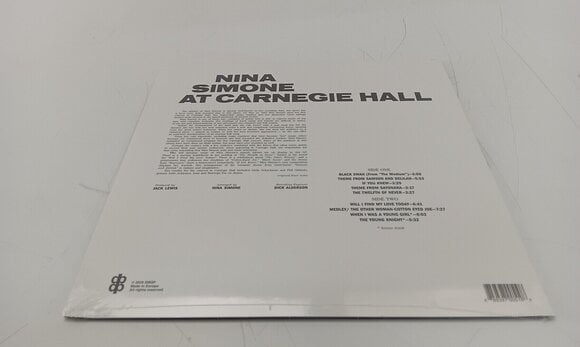 LP ploča Nina Simone - At Carnegie Hall (LP) (Samo otvarano) - 4