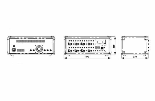Mixer cu amplificare HH Electronics VRH-600 Mixer cu amplificare - 5