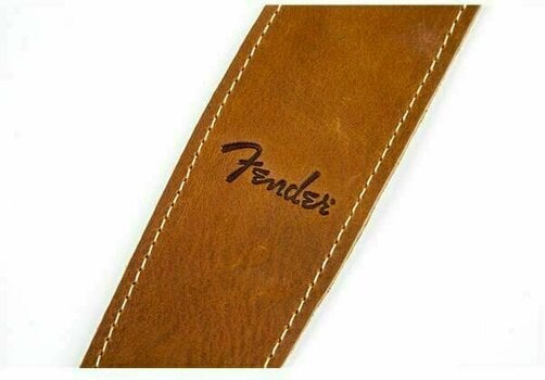 Leather guitar strap Fender Ball Glove Leather guitar strap Brown - 3