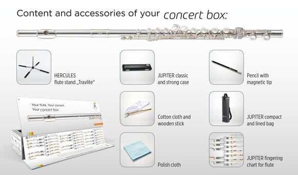 Concert flute Jupiter JFL700 Offset G Concertbox Concert flute - 2