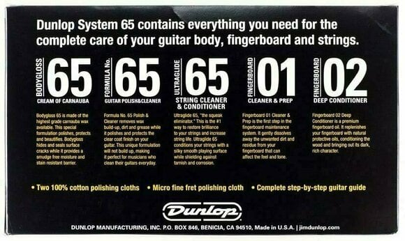 Cuidados com a guitarra Dunlop 6500 - 4