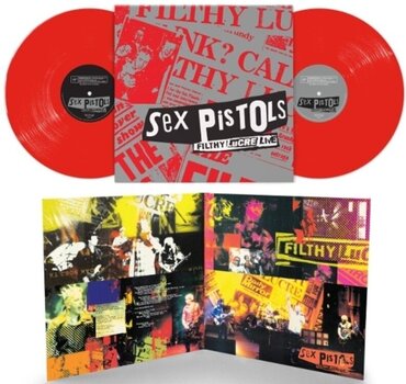 Vinyylilevy Sex Pistols - Filthy Lucre Live(30th Anniversary Edition) (Red Coloured) (140 g) (2 LP) - 2