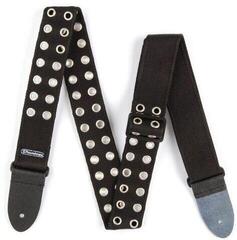 Tekstylne gitarowe pasy Dunlop D38-19BK Tekstylne gitarowe pasy Black - 1