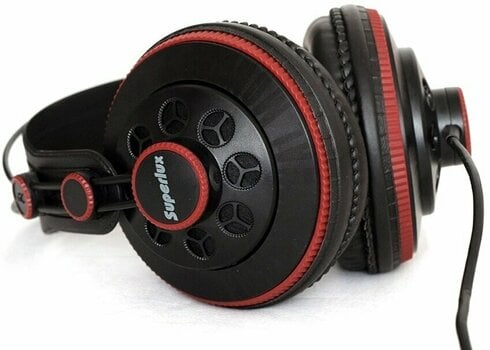 Trådløse on-ear hovedtelefoner Superlux HD-681 Red-Sort - 4