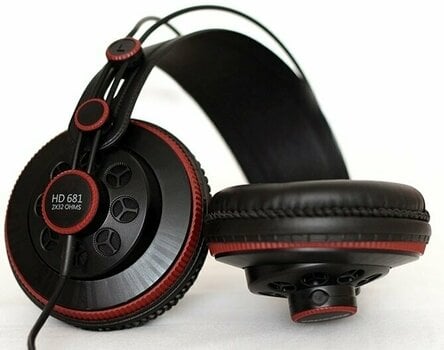 Écouteurs supra-auriculaires Superlux HD-681 Rouge-Noir - 7
