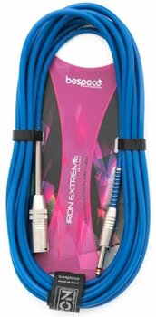 Mikrofónový kábel Bespeco IROMM900P Modrá 9 m - 2