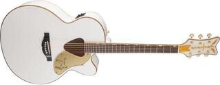 Elektro-akustična jumbo Gretsch G5022 CWFE Rancher White Elektro-akustična jumbo - 2