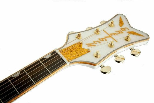 Elektroakustická kytara Jumbo Gretsch G5022 CWFE Rancher Bílá - 4