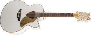 12-strunová elektroakustická gitara Gretsch G5022CWFE-12 Rancher Falcon 12 White 12-strunová elektroakustická gitara - 1