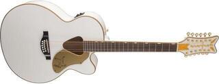 12-strunová elektroakustická gitara Gretsch G5022CWFE-12 Rancher Falcon 12 White 12-strunová elektroakustická gitara - 2