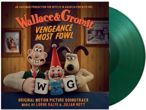 Vinyl Record Lorne Balfe & Julian Nott - Wallace & Gromit: Vengeance Most Fowl (O.S.T.) (Limited Edition) (Norbot Green Coloured) (LP) - 2