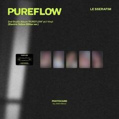 Disque vinyle Le Sserafim - 2nd Studio Album 'Pureflow' Pt.1 (Indie Exclusive) (Electric Yellow Glitter ver.) (LP) - 4