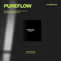 Disque vinyle Le Sserafim - 2nd Studio Album 'Pureflow' Pt.1 (Indie Exclusive) (Electric Yellow Glitter ver.) (LP) - 5