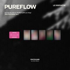 Vinyl Record Le Sserafim - 2nd Studio Album 'Pureflow' Pt.1 (Indie Exclusive) (Hot Pink Glitter ver.) (LP) - 3