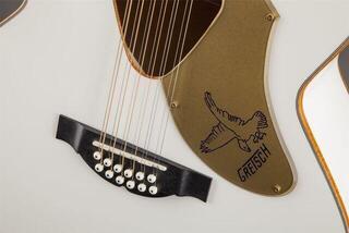 12-strunová elektroakustická gitara Gretsch G5022CWFE-12 Rancher Falcon 12 White 12-strunová elektroakustická gitara - 4