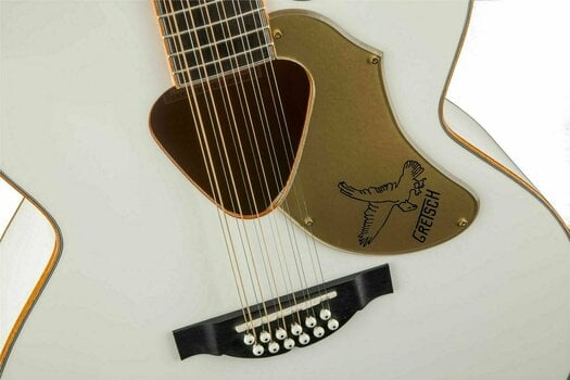 12-strunná elektroakustická kytara Gretsch G5022CWFE-12 Rancher Falcon 12 Bílá - 6