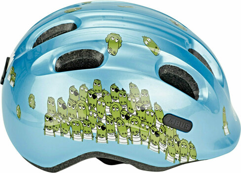Dětská cyklistická helma Abus Smiley 2.0 Blue Croco S Dětská cyklistická helma - 3