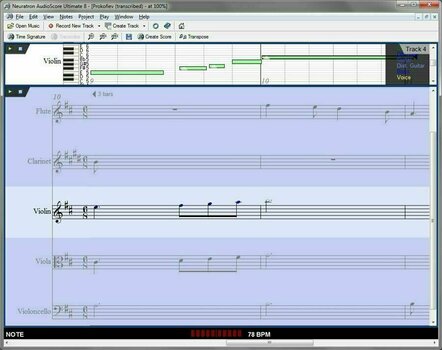 Nahrávací studiový software DAW AVID PhotoScore & NotateMe Ultimate 8 & AudioScore Ultimate 8 - 3
