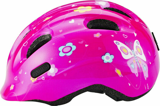 Dětská cyklistická helma Abus Smiley 2.0 Pink Butterfly S Dětská cyklistická helma - 2