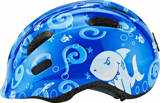 Dětská cyklistická helma Abus Smiley 2.0 Blue Sharky M Dětská cyklistická helma - 2