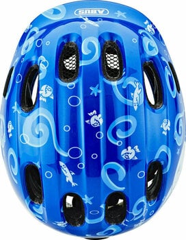 Dětská cyklistická helma Abus Smiley 2.0 Blue Sharky M Dětská cyklistická helma - 6