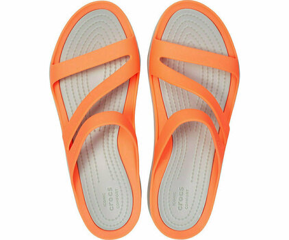 Дамски обувки Crocs Women's Swiftwater Sandal Bright Coral/Light Grey 41-42 - 5