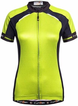 Cycling jersey Funkier Firenze W Jersey Neon Yellow M - 2