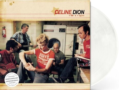 Vinylplate Celine Dion - 1 Fille & 4 Types (Reissue) (Pearl/White Coloured) (LP) - 2