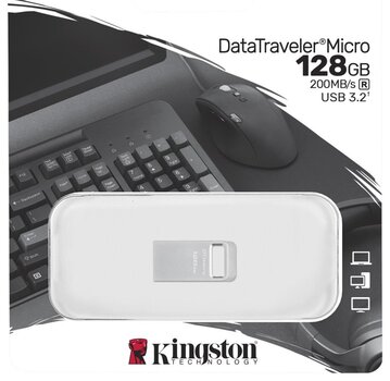 USB ключ Kingston DataTraveler Micro USB ключ 128 GB - 3