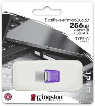 USB-minnepinne Kingston DataTraveler microDuo 3C USB-minnepinne 256 GB - 3