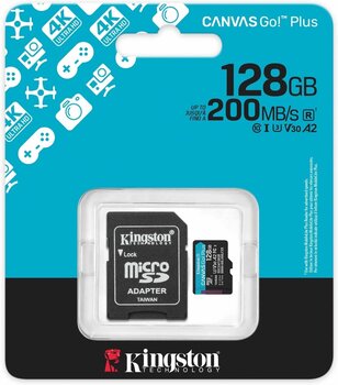 Карта памет Kingston Canvas Go Plus microSDXC A2 U3 Micro SDXC 128 GB Карта памет - 3