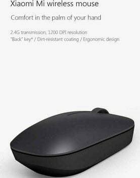 Computer Mouse Xiaomi Mi Wireless Mouse Black - 4