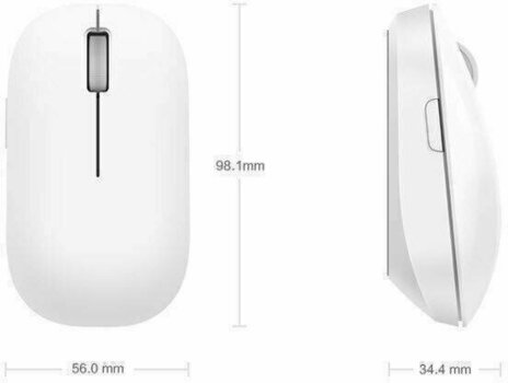 Számítógép egér Xiaomi Mi Wireless Mouse White - 4