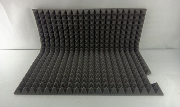 Pannello in schiuma assorbente Mega Acoustic PA-PMP5 100x100x5 Dark Gray Pannello in schiuma assorbente (Danneggiato) - 2