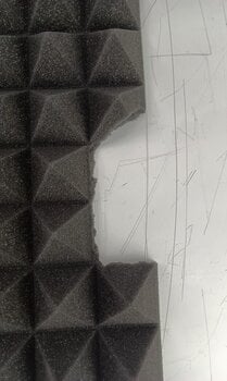 Pannello in schiuma assorbente Mega Acoustic PA-PMP5 100x100x5 Dark Gray Pannello in schiuma assorbente (Danneggiato) - 3