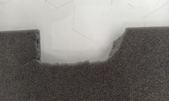 Pannello in schiuma assorbente Mega Acoustic PA-PMP5 100x100x5 Dark Gray Pannello in schiuma assorbente (Danneggiato) - 4