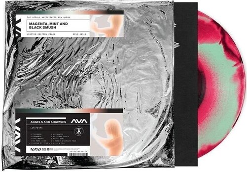 LP platňa Angels & Airwaves - Lifeform (Limited Magenta, Mint & Black Smush Coloured) (LP) - 2
