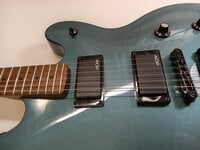 Fender Squier Contemporary Active Starcaster RMN Gunmetal Metallic Gitara semi-akustyczna