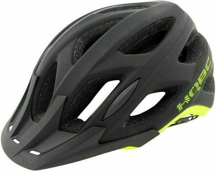 Cyklistická helma HQBC SHOQ Black/Fluo Yellow Matt 54-58 Cyklistická helma - 2