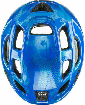 Dětská cyklistická helma UVEX Finale Junior Modrá 51-55 Dětská cyklistická helma - 4