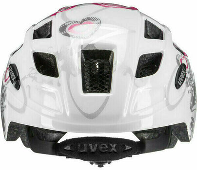 Kid Bike Helmet UVEX Finale Junior LED Heart White/Pink 51-55 Kid Bike Helmet - 2