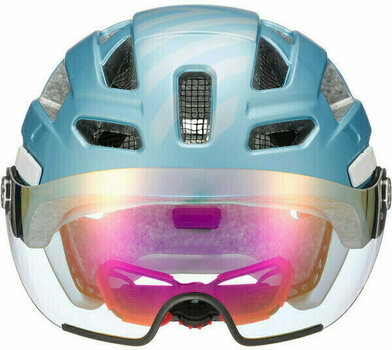 Bike Helmet UVEX Finale Visor Strato Cool Blue 52-57 Bike Helmet - 2