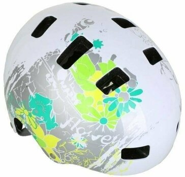Kid Bike Helmet UVEX Kid 3 White Flower 51-55 Kid Bike Helmet - 4