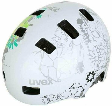 Kid Bike Helmet UVEX Kid 3 White Flower 55-58 Kid Bike Helmet - 3