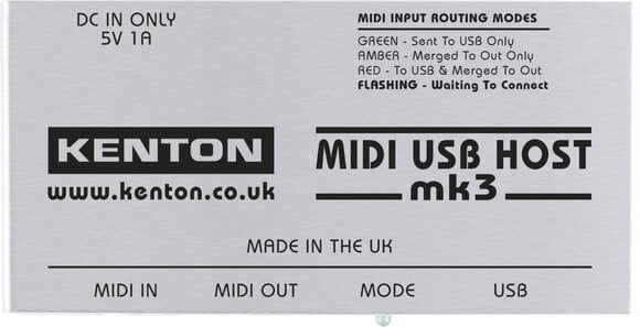 MIDI vmesniki Kenton MIDI USB Host Mk3 MIDI vmesniki - 4