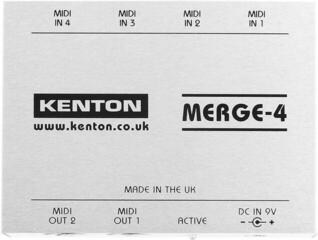 MIDI vmesniki Kenton Merge 4 – 4 MIDI IN to 2 OUT MIDI vmesniki - 3